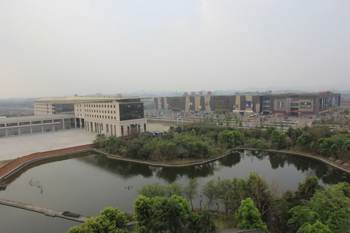 自贡东北部新城一景